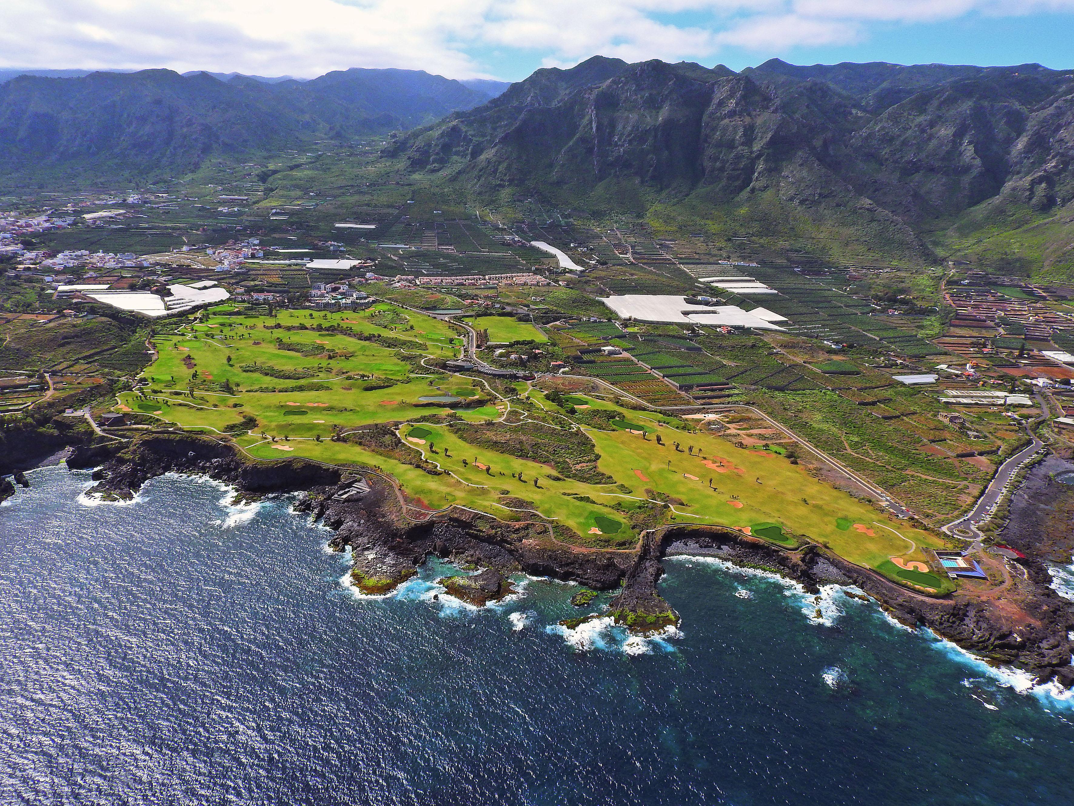 Hotel Hacienda del Conde member of Meliá Collection - Adults Only Buenavista Del Norte Esterno foto Aerial view of the Princeville Golf Course